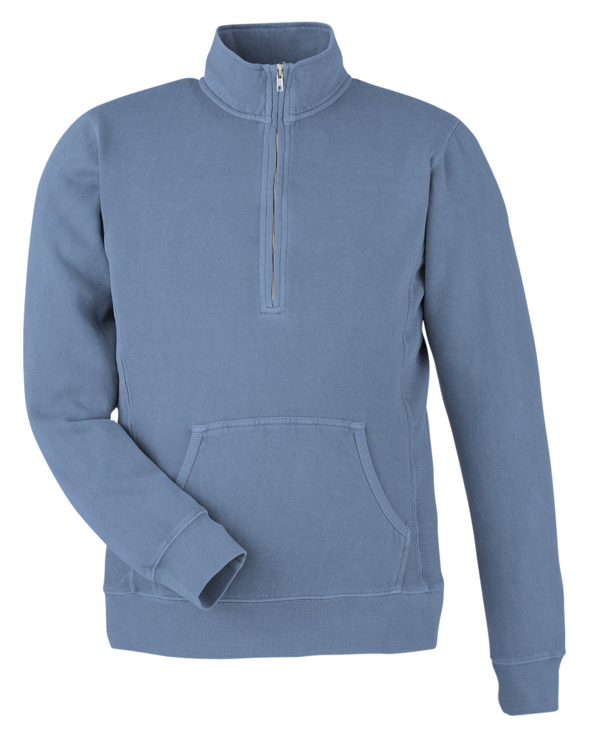 Unisex Pigment Dyed Fleece Quarter-Zip