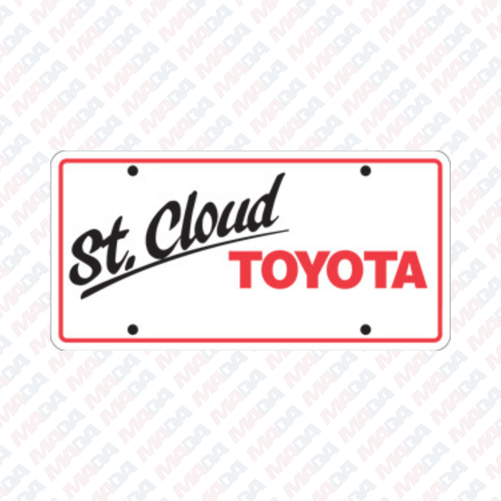 Adplate - St. Cloud Toyota (1 pack)