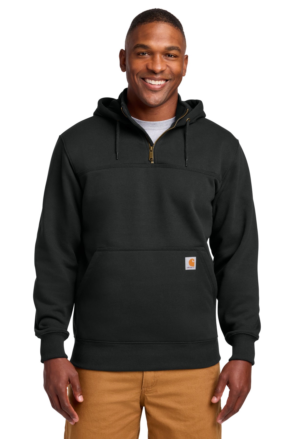 Carhartt ® Tall Rain Defender ® Paxton Heavyweight Hooded Zip Mock Sweatshirt CTT100617