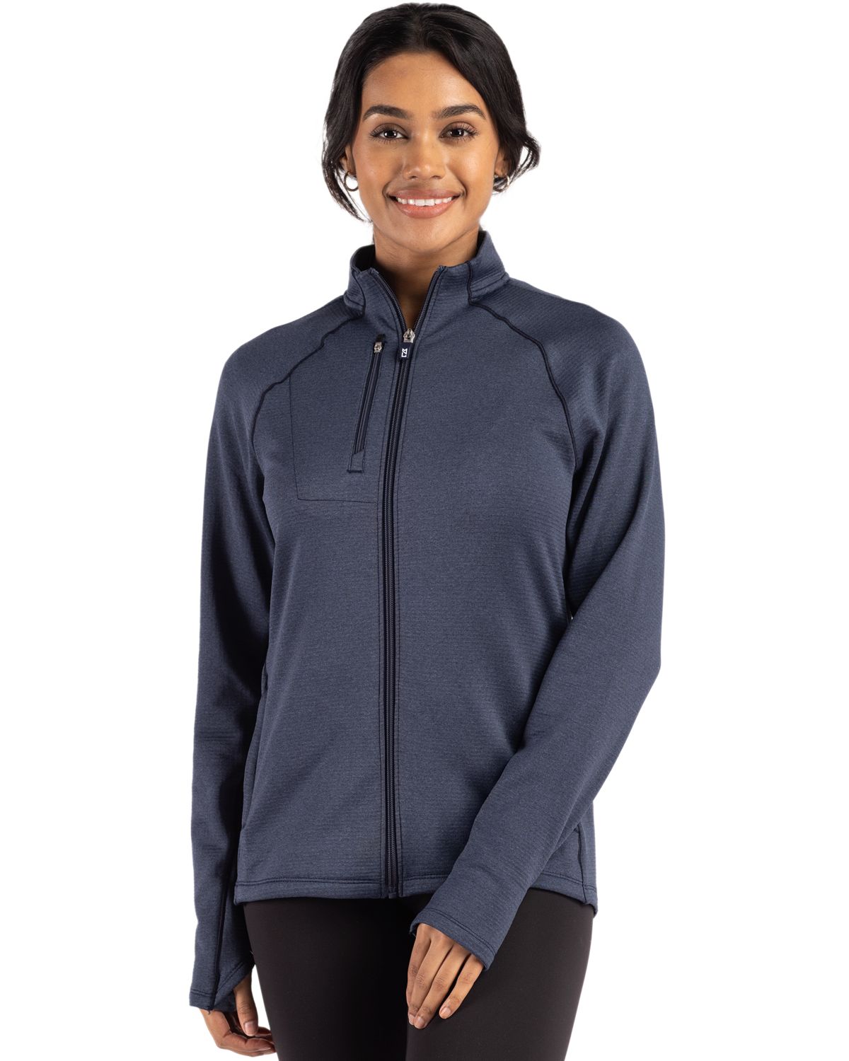Cutter & Buck Peshastin RecycledGridFleeceWomensFull Zip Jacket