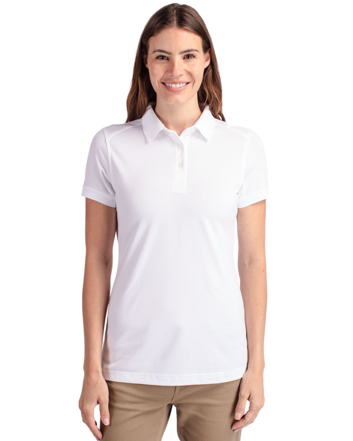 Cutter & Buck Advantage Recycled Cotton-Blend PiqueWomensPolo