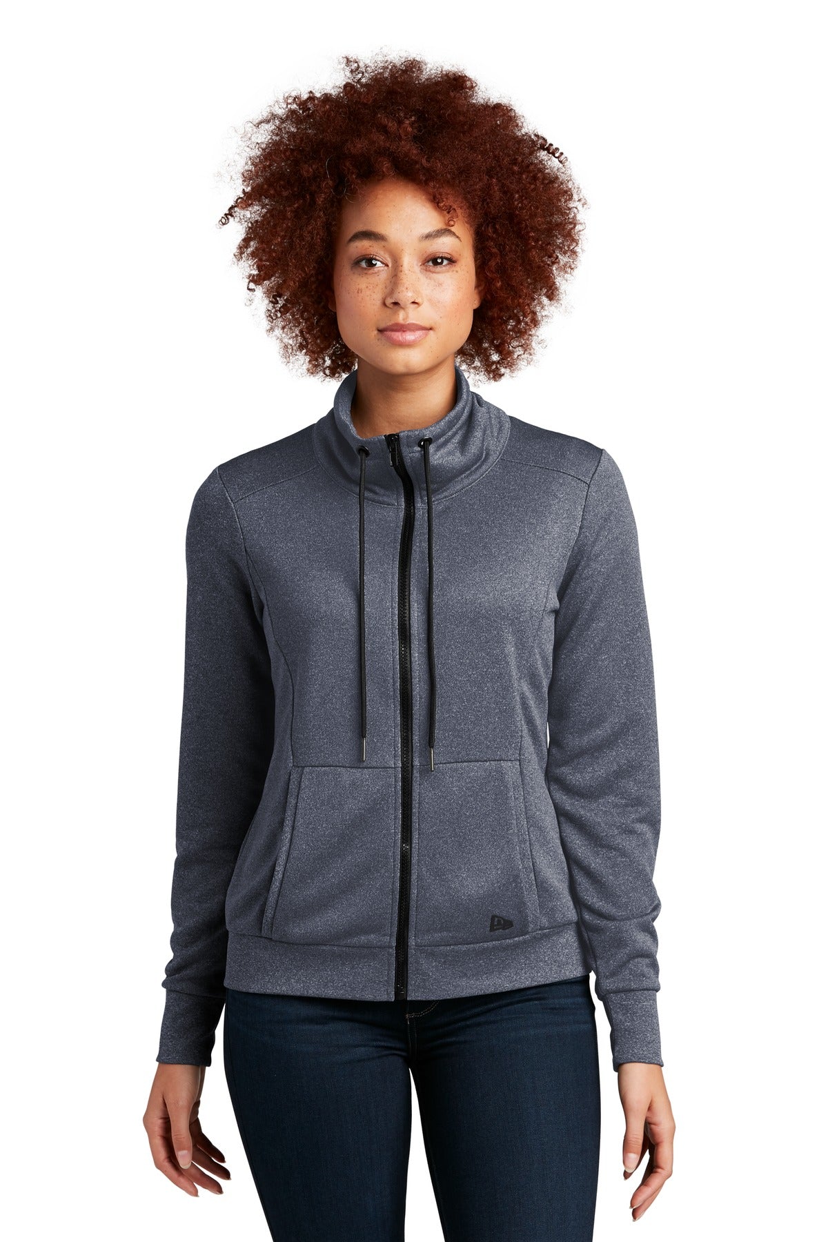 New Era ® Women's Performance Terry Full-Zip Cowl LNEA530