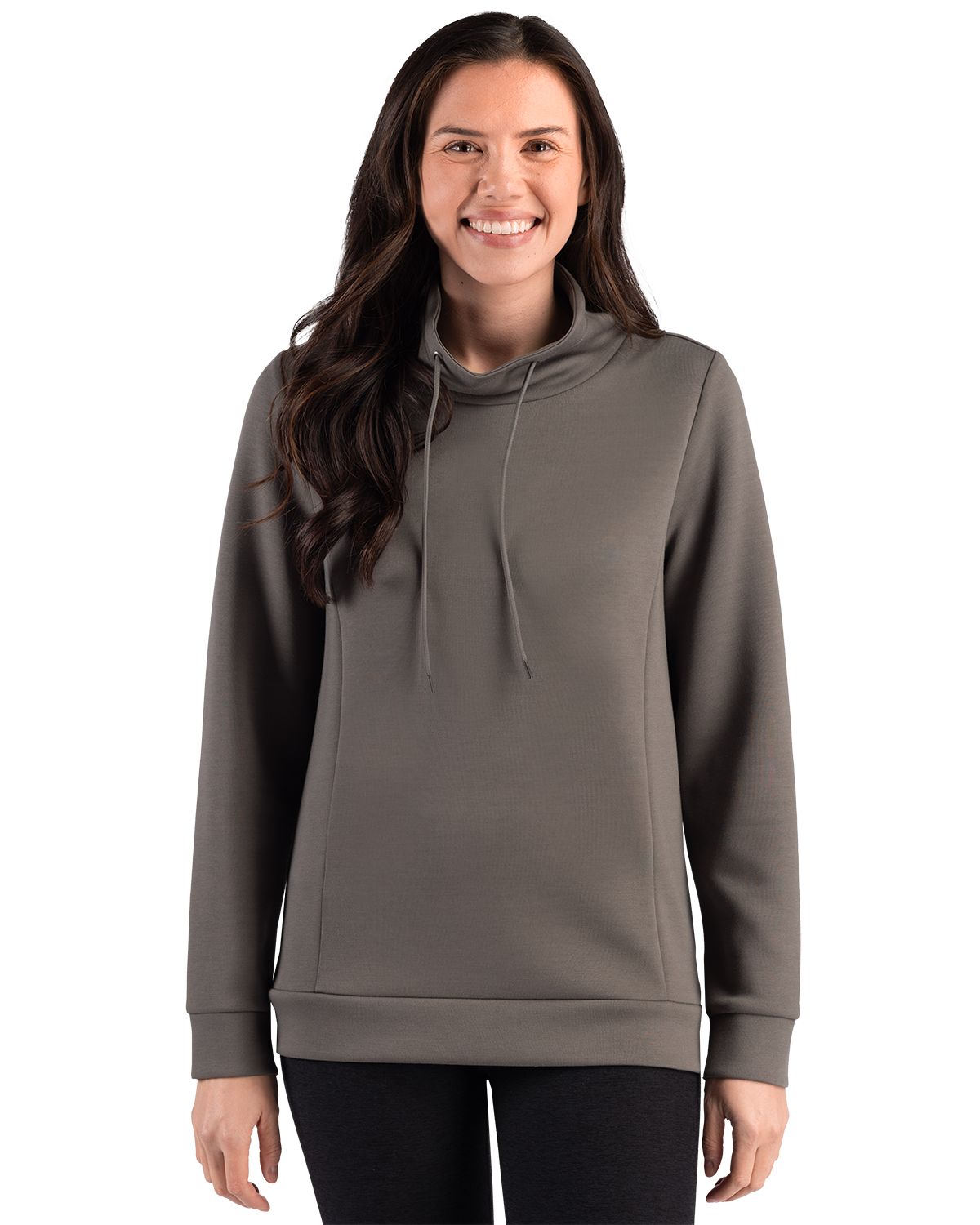 Clique Haven Recycled Womens High Collar Pullover Sweatshirt