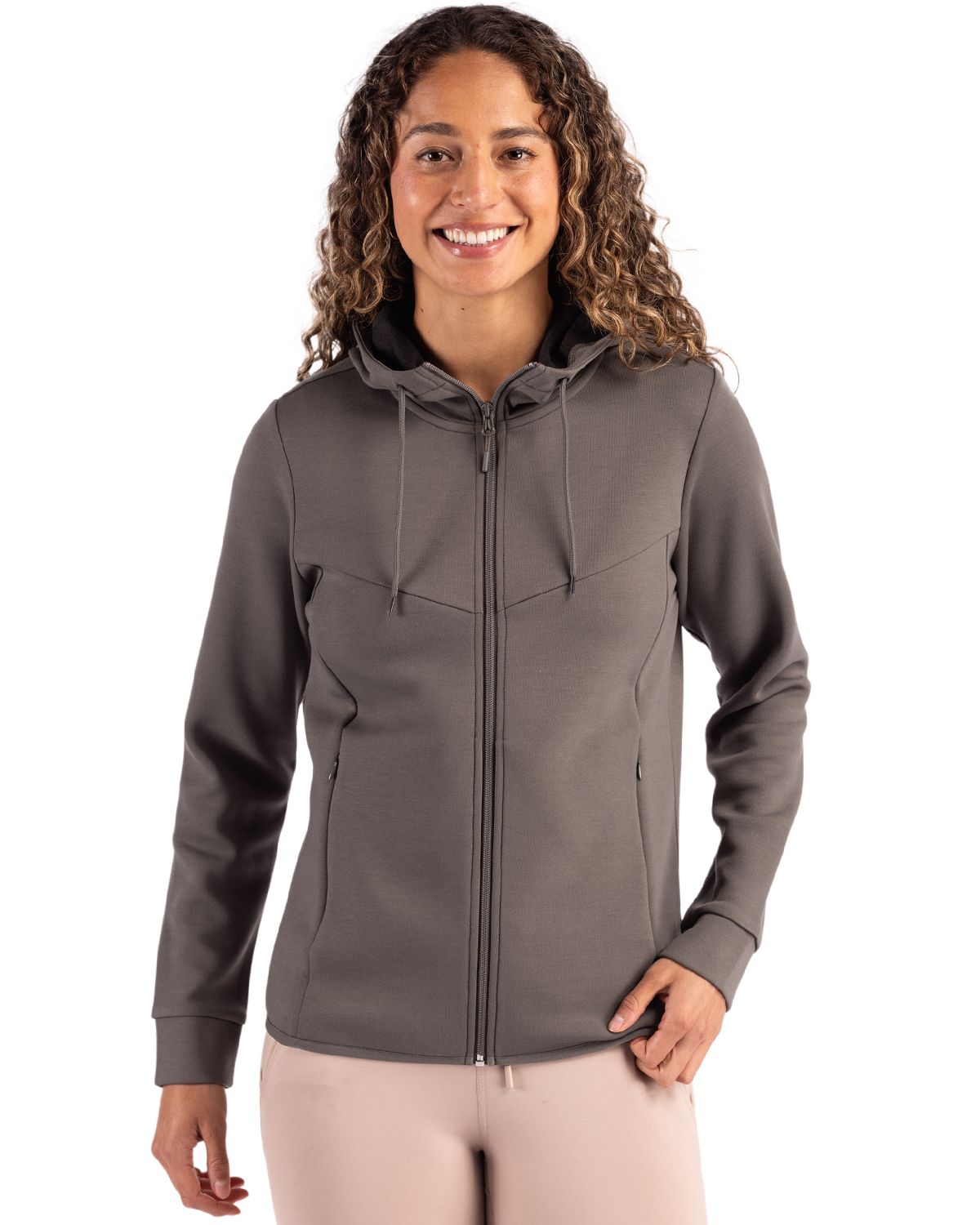 Clique Haven Recycled Womens Full Zip Hooded Sweatshirt