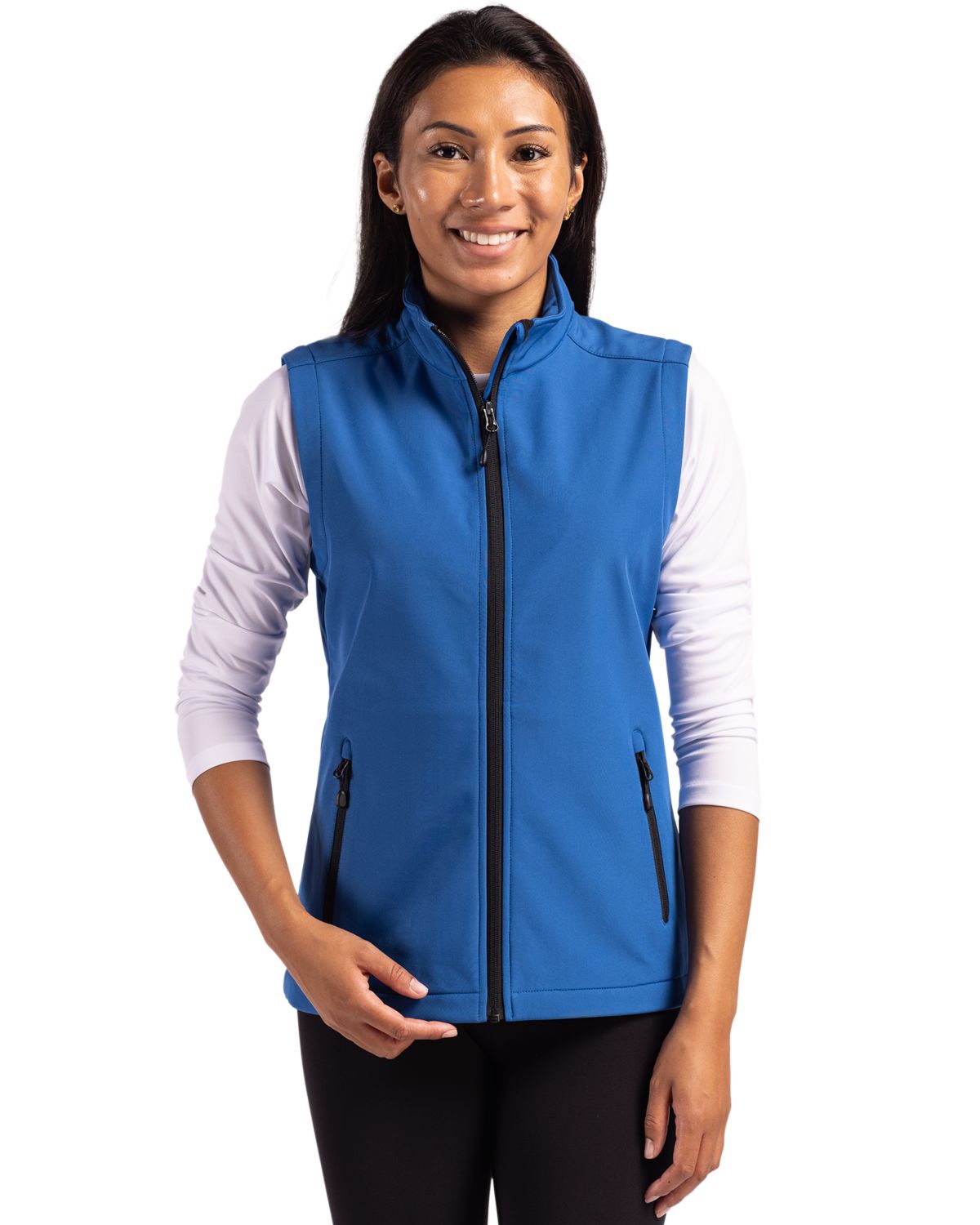 Clique Tempo Recycled Stretch Softshell Womens Full Zip Vest
