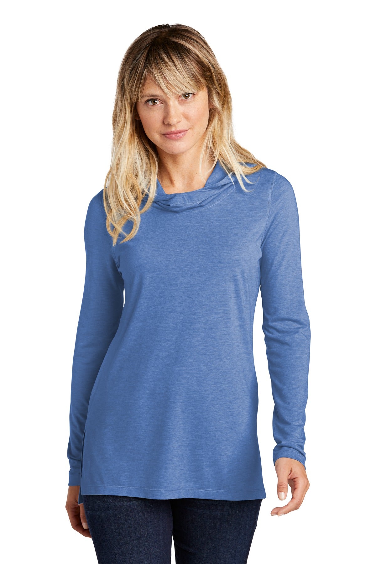 Sport-Tek ® Women's PosiCharge ® Tri-Blend Wicking Long Sleeve Hoodie LST406