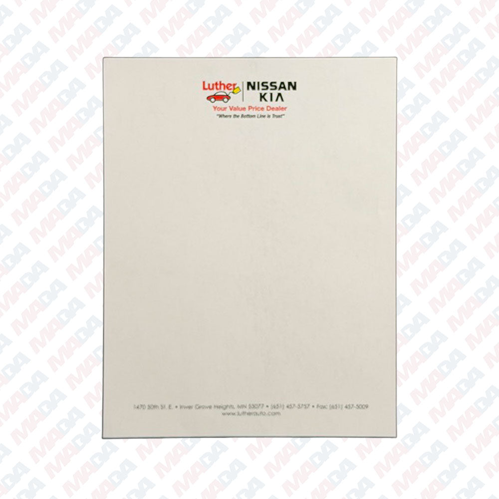 Letterhead - Luther Nissan Kia (2200 Pack)