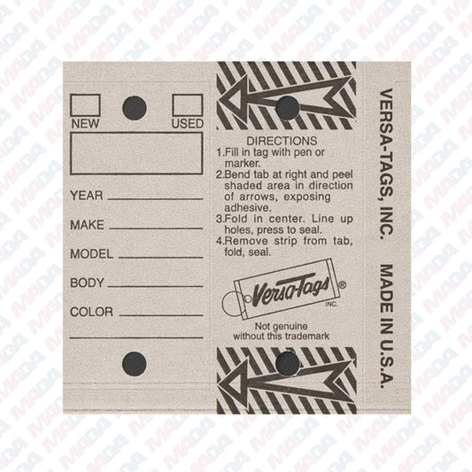 Versatag Wrap Around W/Ring (250 box)