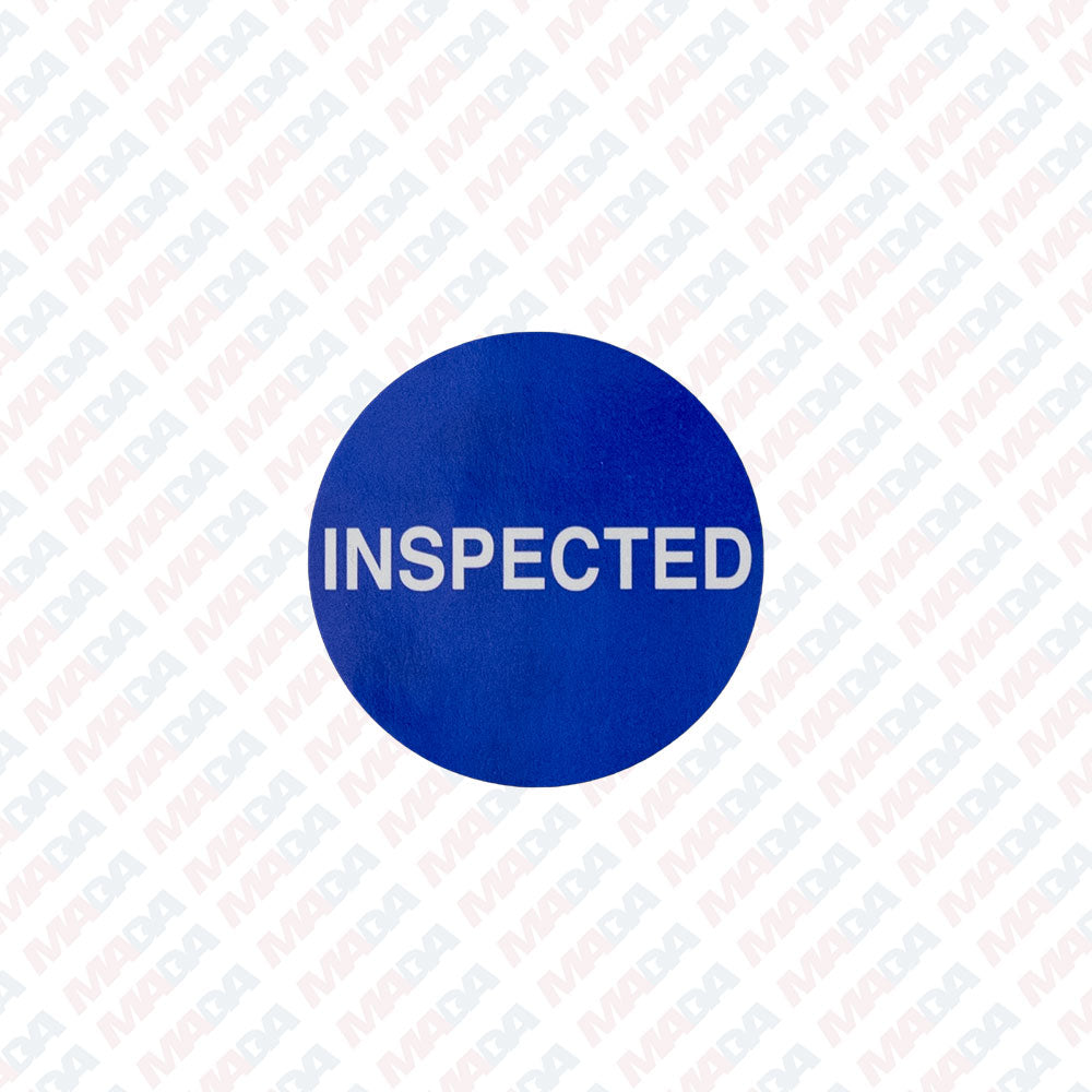 Inspected Blue Label