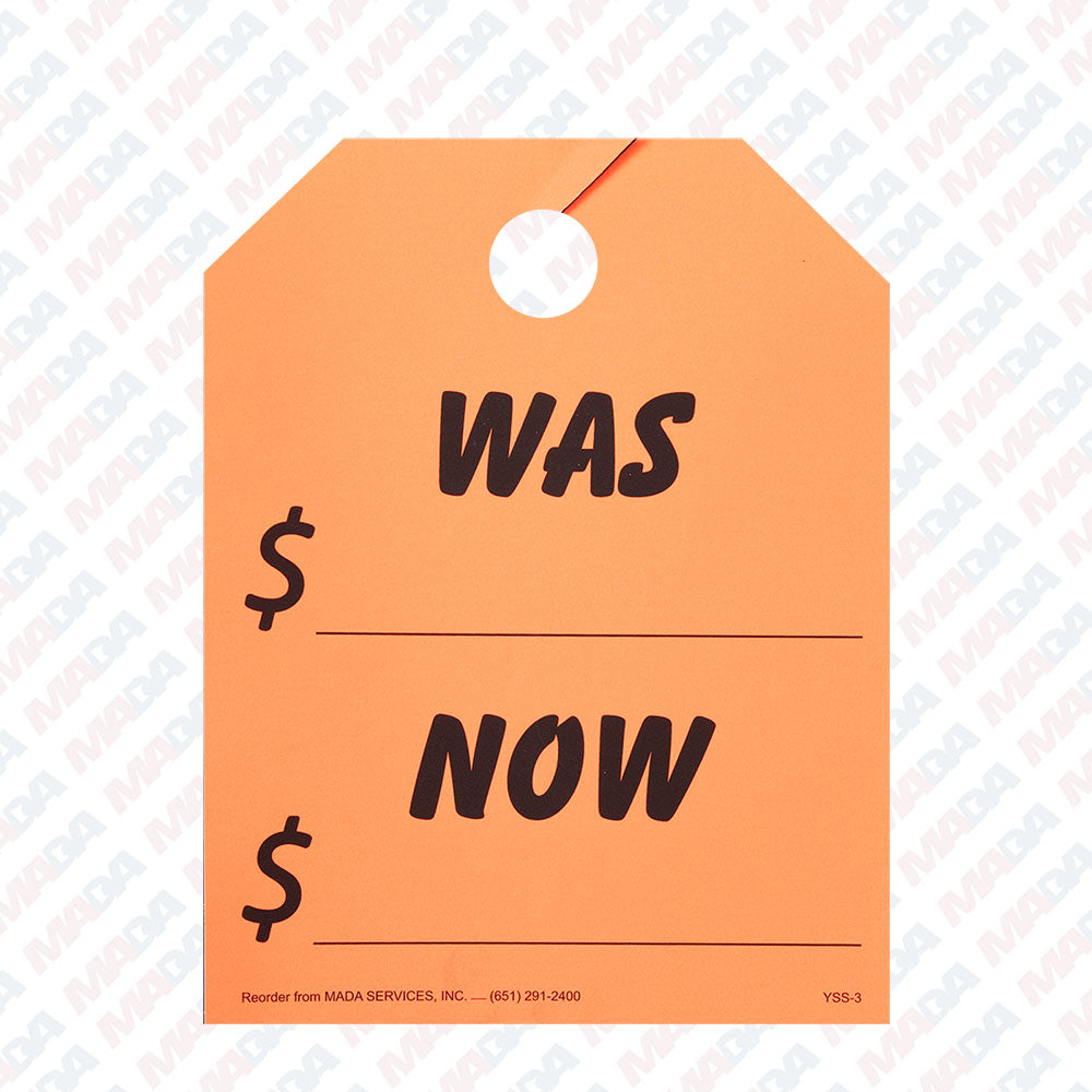 Red Was Now Sign (100 Pack)