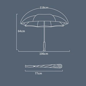 23" Reverse Close Golf Umbrella