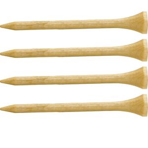 4 Pack Wood Golf Tees 2-3/4"