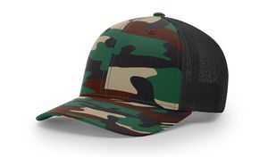 Richardson 110 R-Flex Fitted Trucker Hat with Patch of Choice