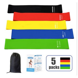 Stretchable Exercise Resistance Band Set Latex or TPE Options