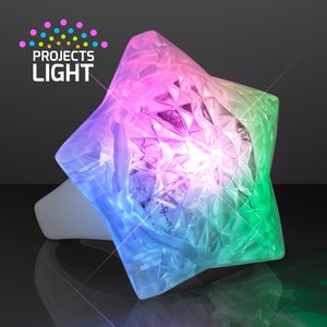 Light Up Aurora Crystal Star LED Ring