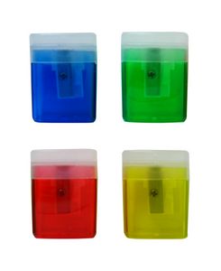 Union Printed - Boxed Shaped Pencil Sharpener with Full Color Dome Logo