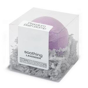Premium Bath Bombs, Single Pack Box - Soothing Lavender