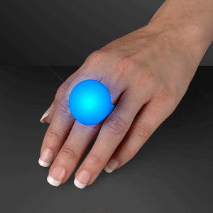 LED Blue Flash Glow Ring - BLANK