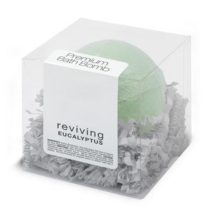 Premium Bath Bombs, Single Pack Box - Reviving Eucalyptus