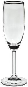 6 Oz. Napa Valley Flute Optic Stem Glass