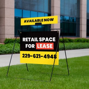 Real Estate A-frame Kit- Banner, Rider & Hardware