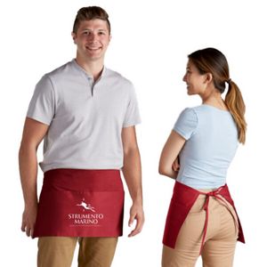 Handy 3-Pocket 7.5 oz. Twill Fabric Waist Apron USA Decorated (24" x 12")