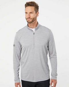 Adidas® Lightweight Melange Quarter-Zip Pullover