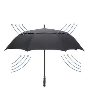 Double Canopy Vented Golf Umbrella