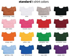 Standard Shirt Colors