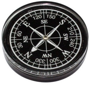 Large Resin Compass in Black or White