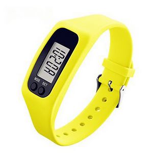 Blank yellow fitness tracker bulk