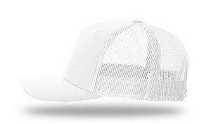 White Blank Side View