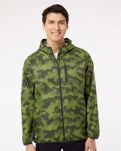 Adidas® Hooded Full Zip Windbreaker