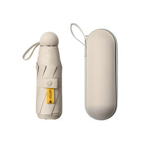 Mini Folding UV Umbrella with Case