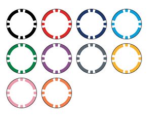 Poker Chip Ball Marker