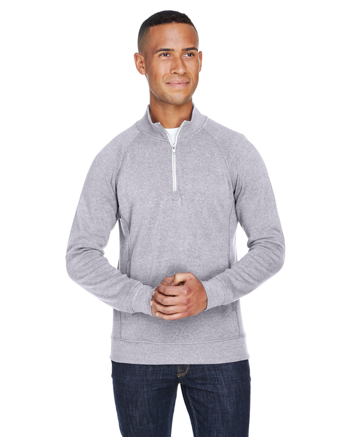 Adult Triblend Fleece Quarter-Zip