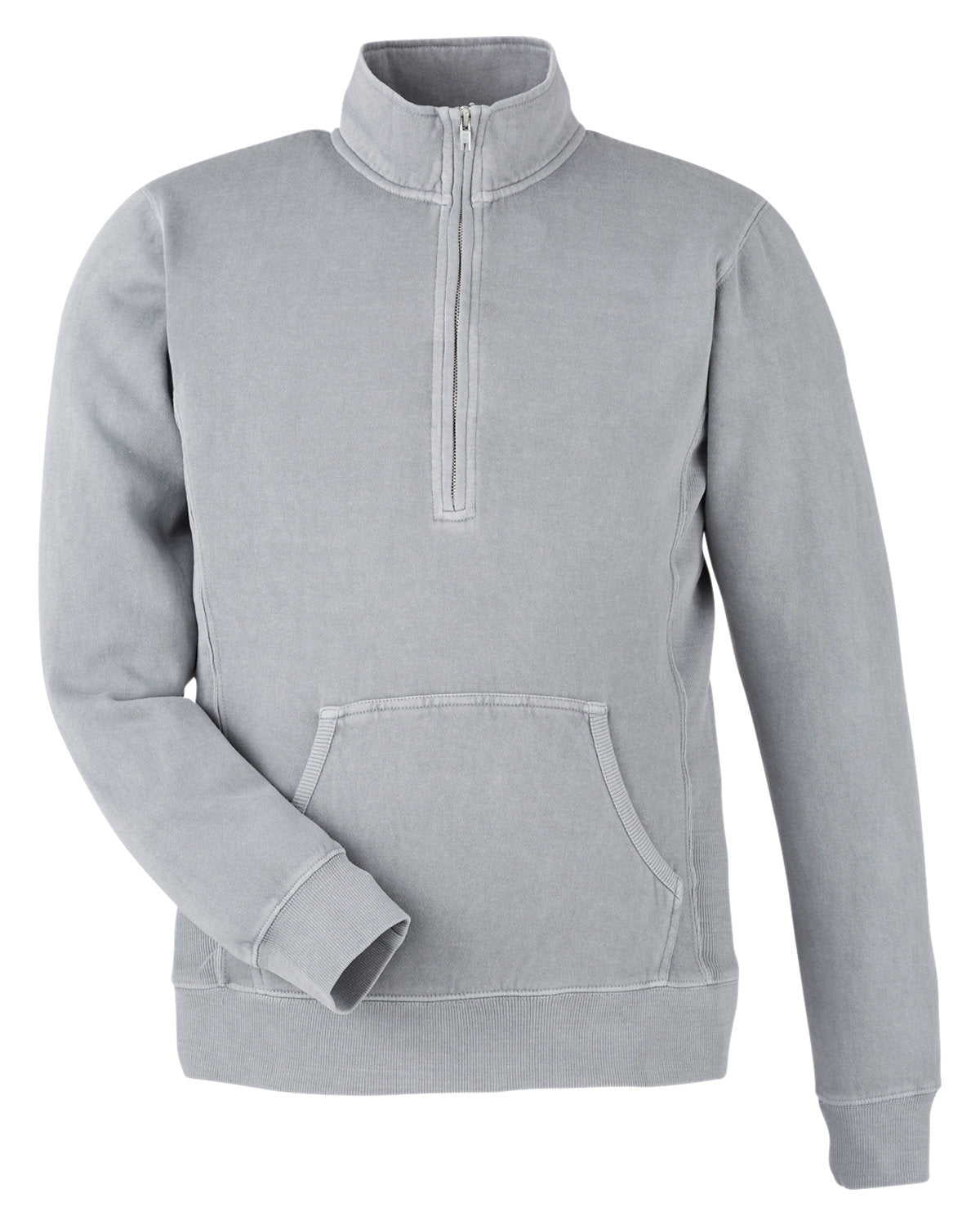 Unisex Pigment Dyed Fleece Quarter-Zip