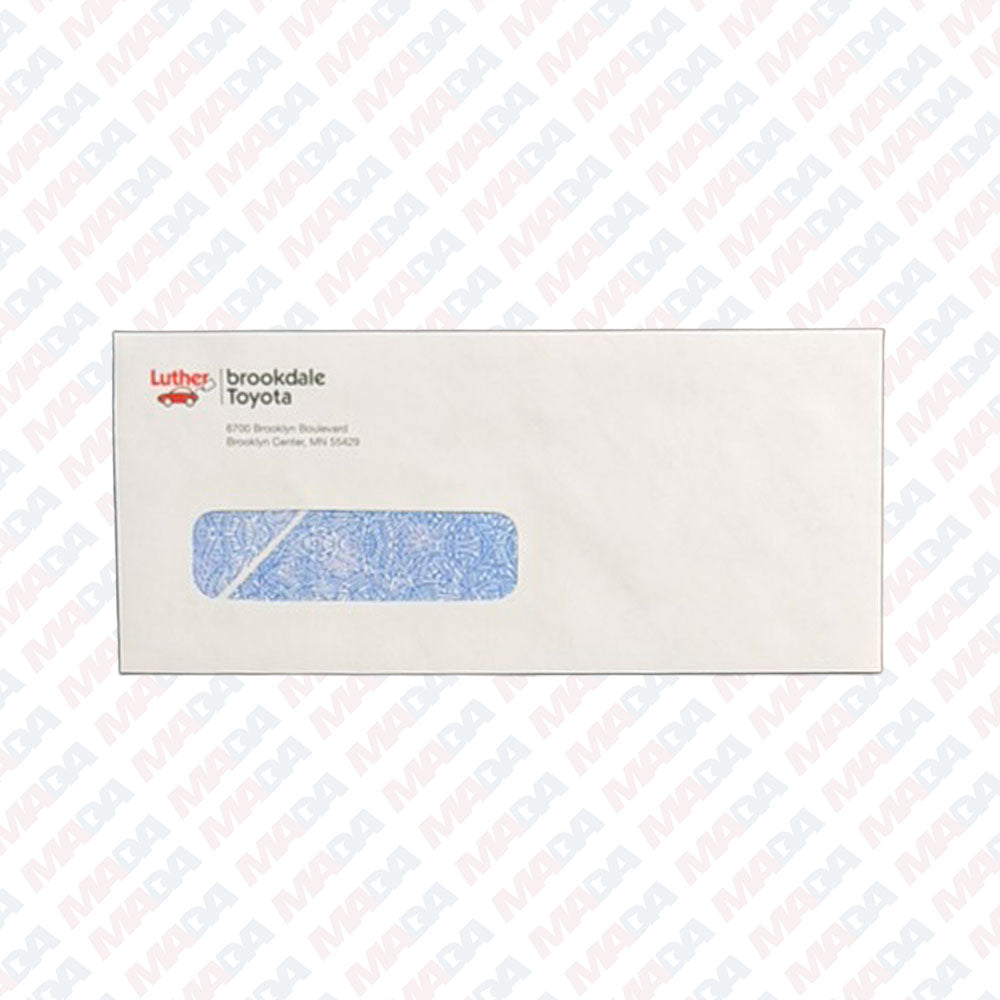 #9 Sec. Window Envelope - Brookdale Toyota (2500 Pack)
