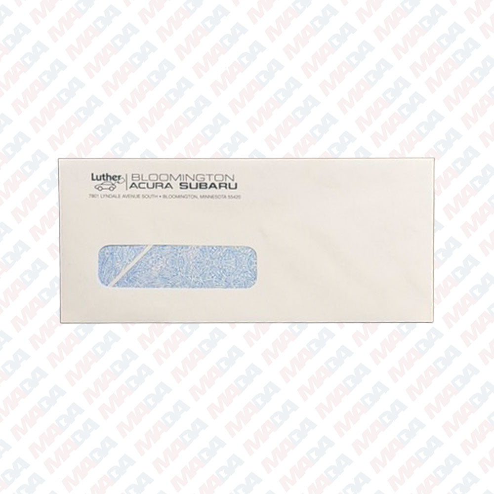 #9 Security Window Env. - Bloomington Acura (2500 pack)
