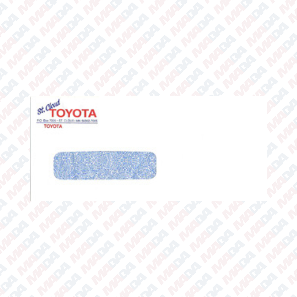 #9 Security Window Envelope - St. Cloud Toyota
