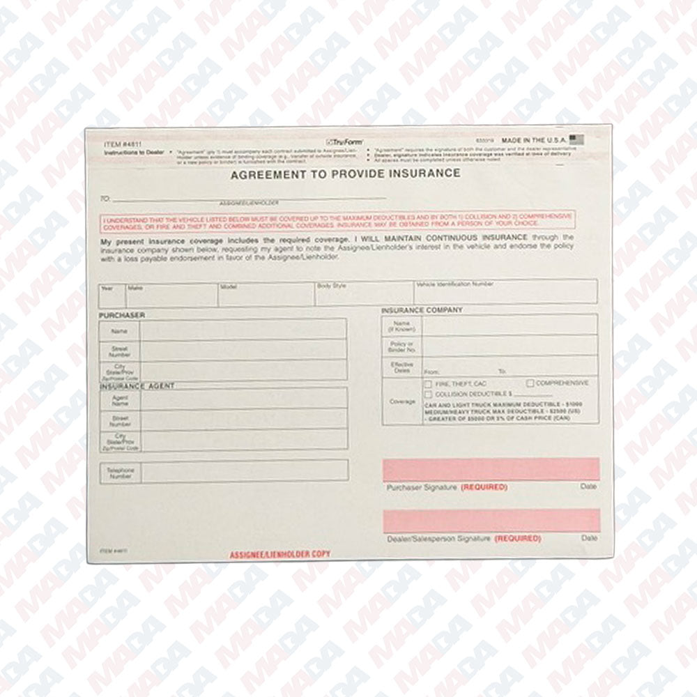 Agreement To Provide Insurance - 2