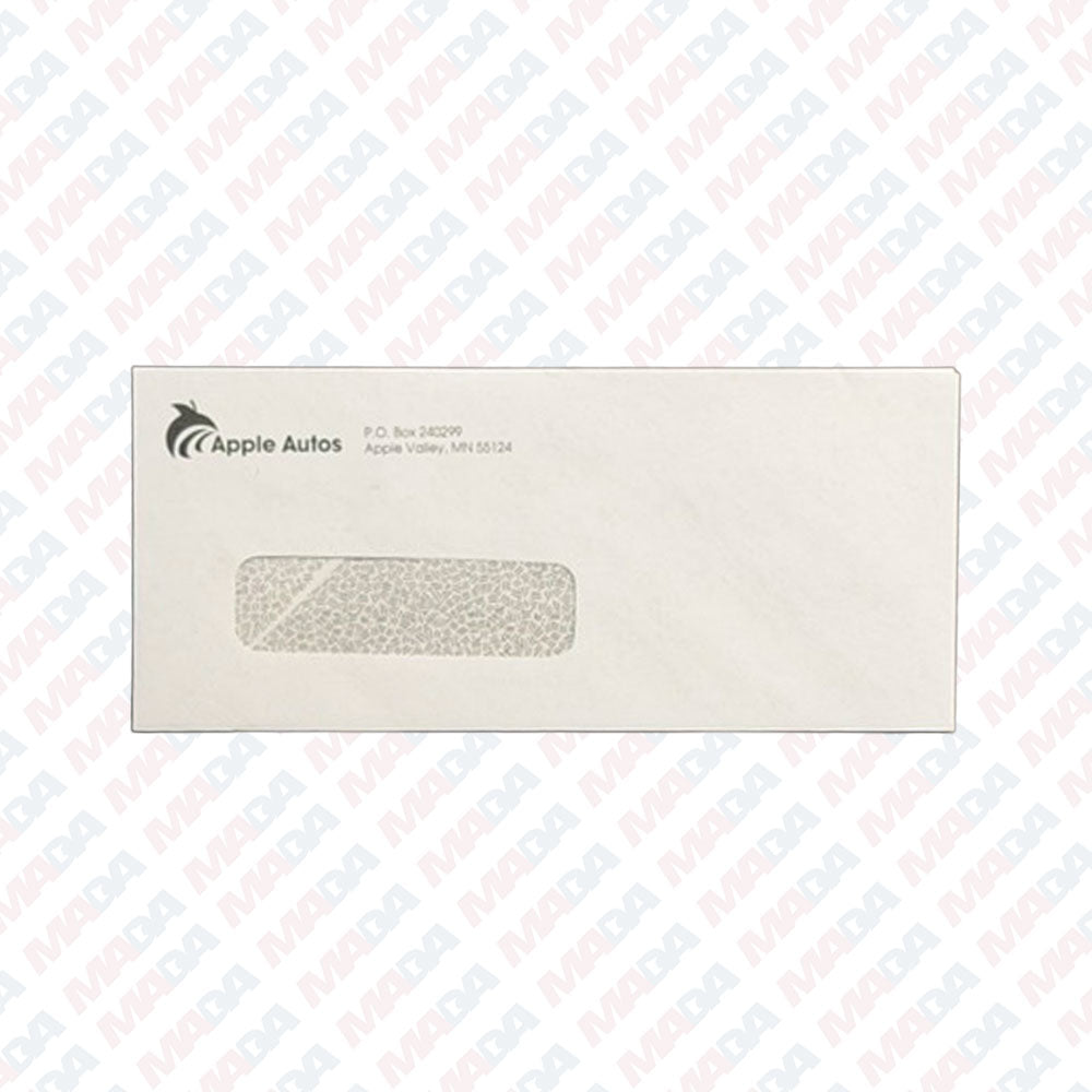 Apple Auto #9 Security Window Envelope