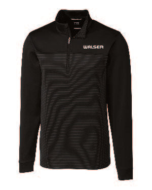 Walser Mens Black Traverse Stripe Pullover