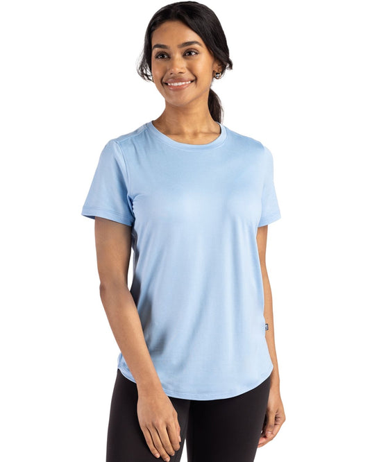 Cutter & Buck Coastline Recycled Double Peached Womens Short Sleeve Tee