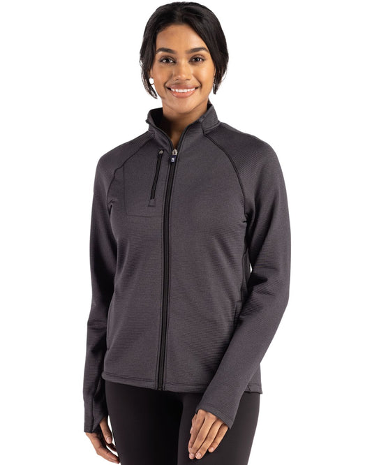 Cutter & Buck Peshastin RecycledGridFleeceWomensFull Zip Jacket