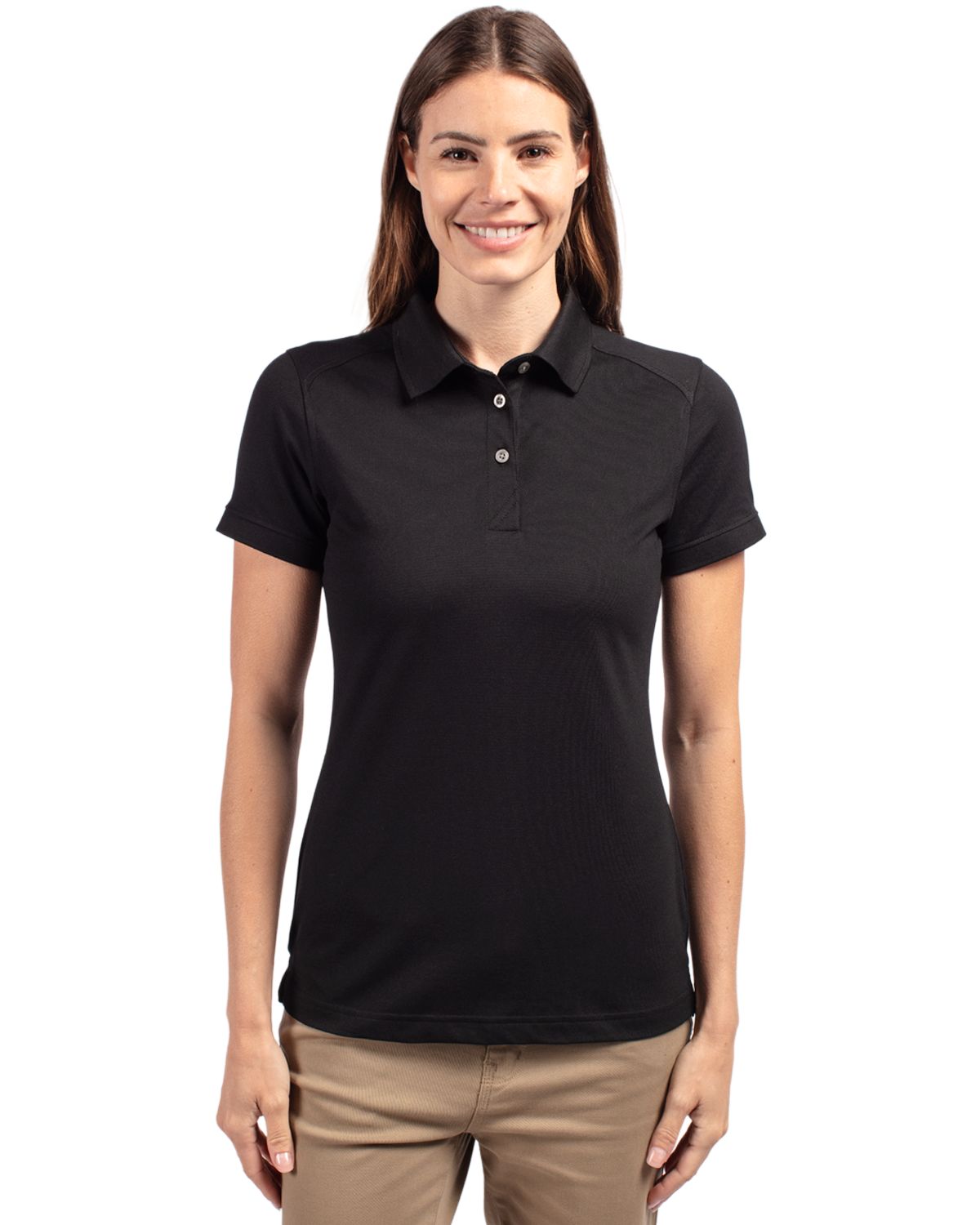 Cutter & Buck Advantage Recycled Cotton-Blend PiqueWomensPolo