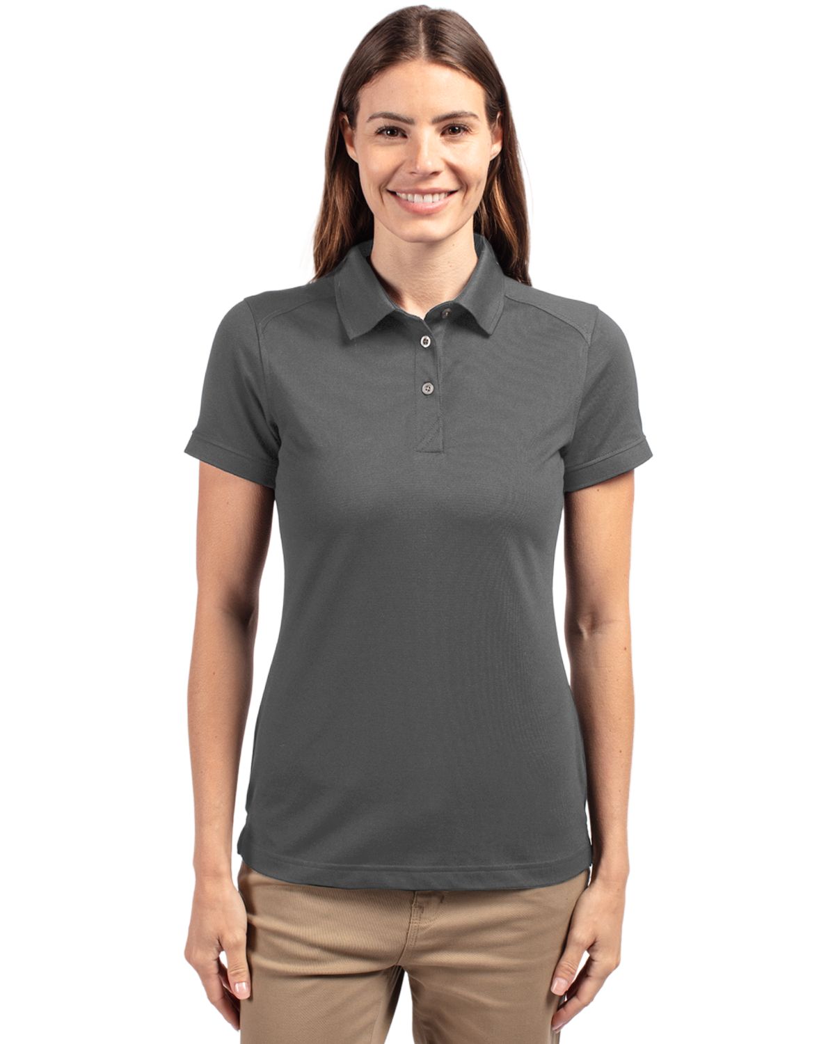 Cutter & Buck Advantage Recycled Cotton-Blend PiqueWomensPolo