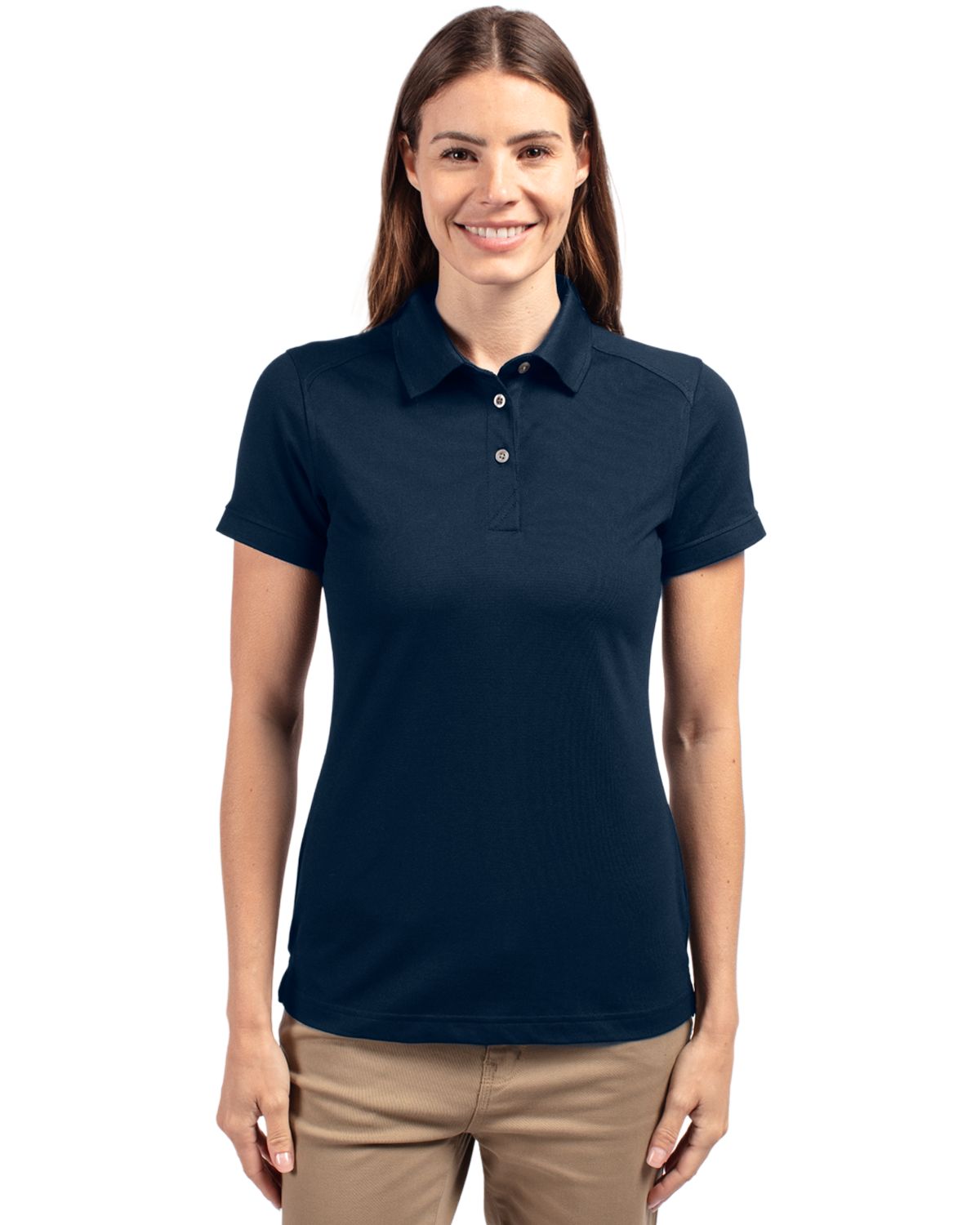 Cutter & Buck Advantage Recycled Cotton-Blend PiqueWomensPolo
