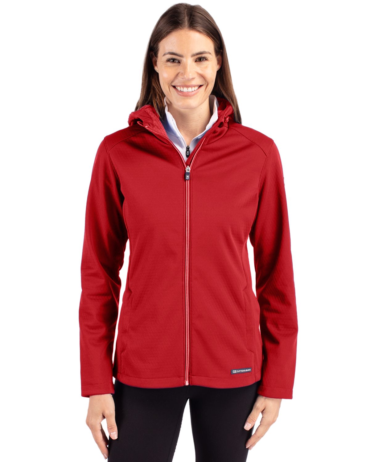 Cutter & Buck Evoke RecycledHoneycombFleeceWomensFull Zip Jacket