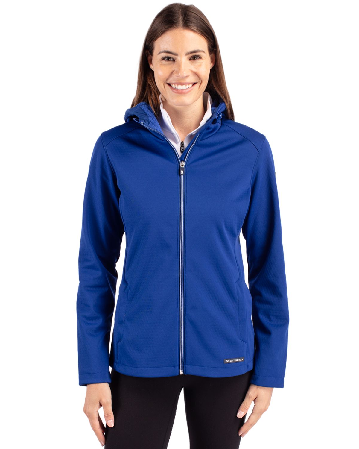 Cutter & Buck Evoke RecycledHoneycombFleeceWomensFull Zip Jacket